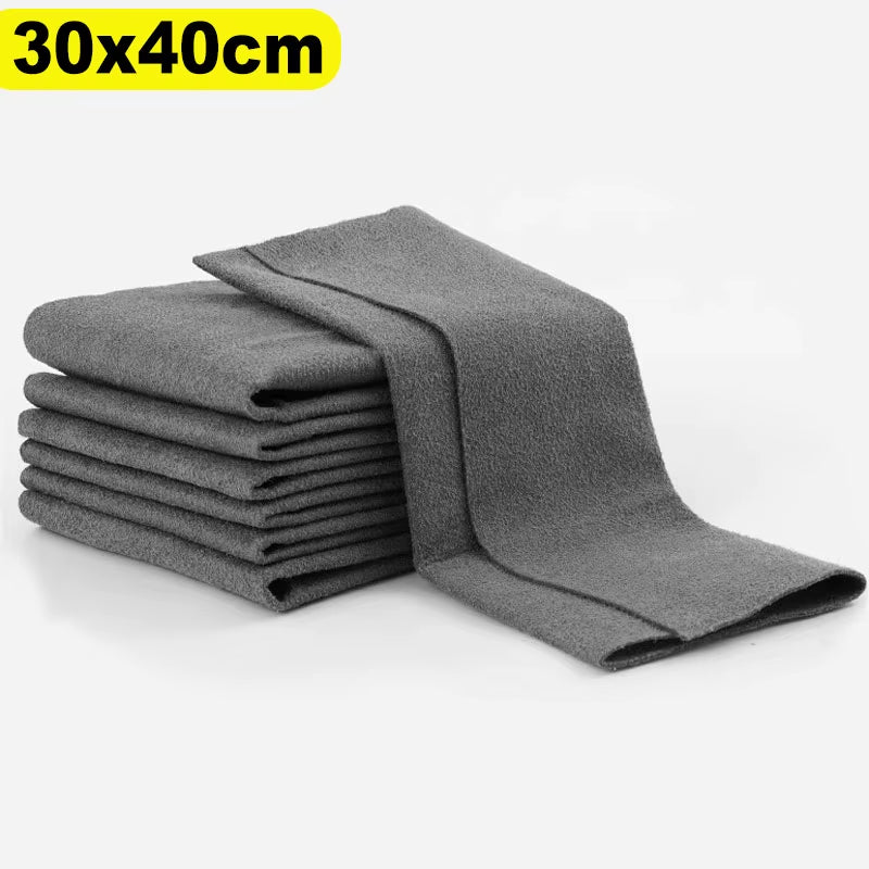 1/20PCS Magic Cleaning Cloths Reusable Microfiber Washing Rags Car Window Mirror Wipe Towels Rag Household Kitchen Clean Tools
